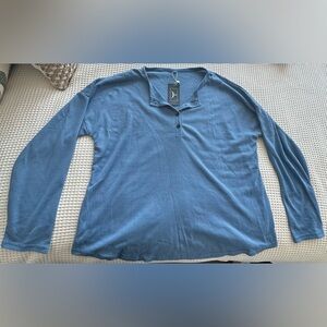 NWT Amazon waffle knit long sleeve